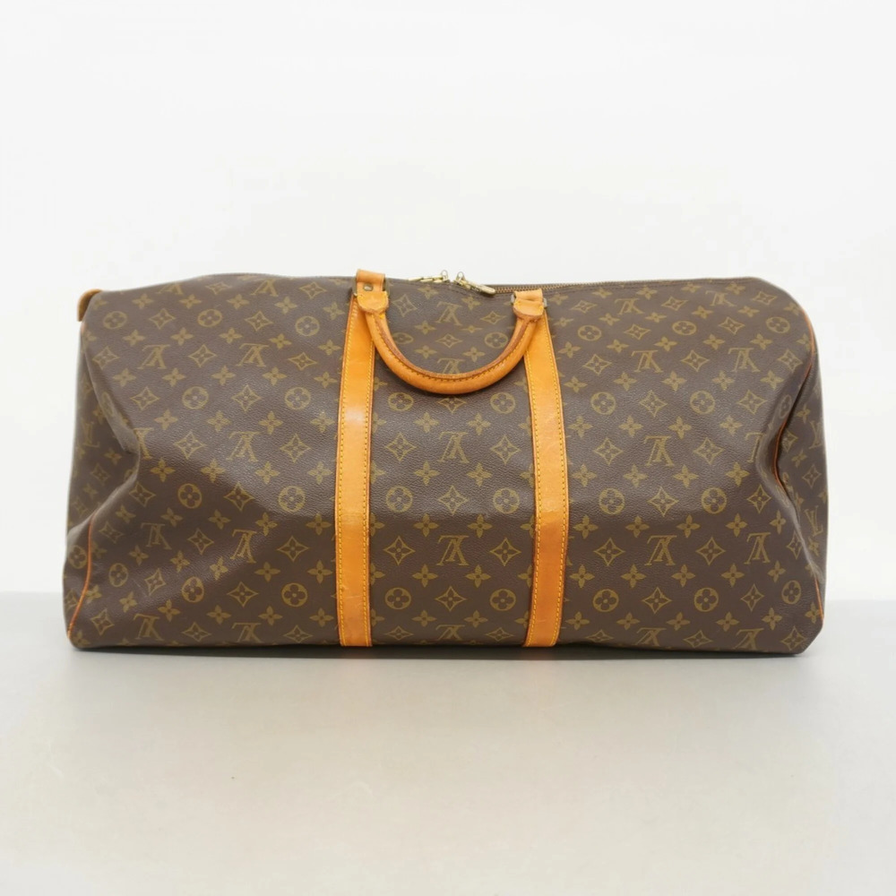 LOUIS VUITTON Brown Monogram Keepall 60 Boston Bag - Picture 13 of 13